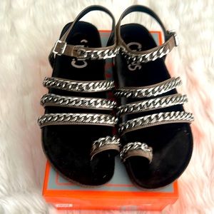 Circus by Sam Edelman “Alex” Sidewalk Color Chainlink Sandals